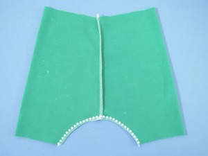 Sew the crotch seam
