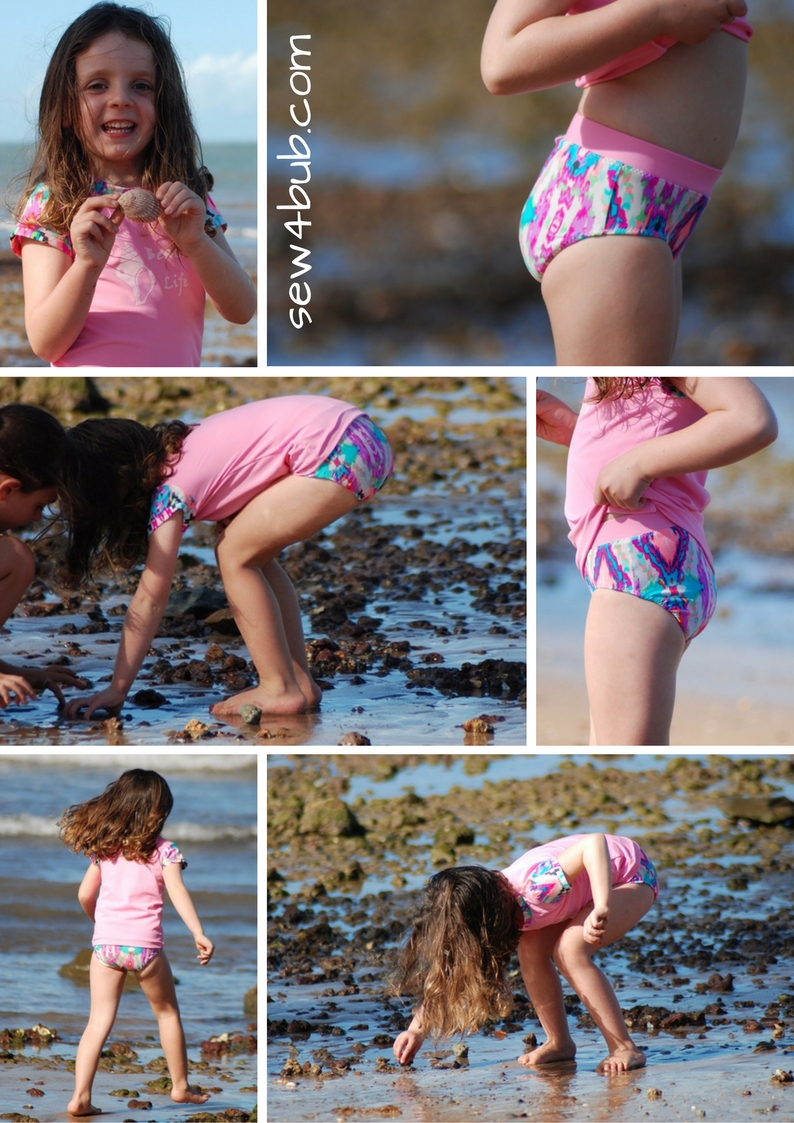 High Waist Kids Swim Bottoms Hack [using our Pattern-for-pennies